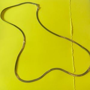 Sterling Silver Herringbone Chain 22”